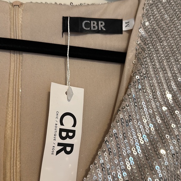 CBR - DRESS M SILVER SEQUINS - Picture 2 of 2